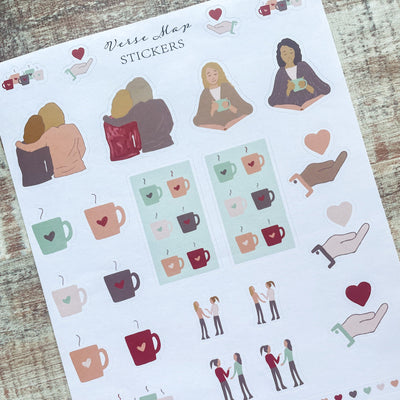 Verse Map Stickers- Comfort For An Anxious Heart