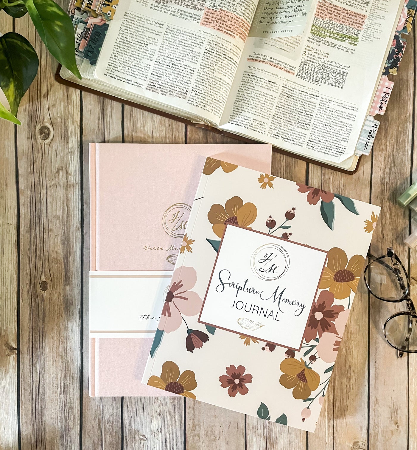 Whimsical Wildflowers Scripture Memory Journal