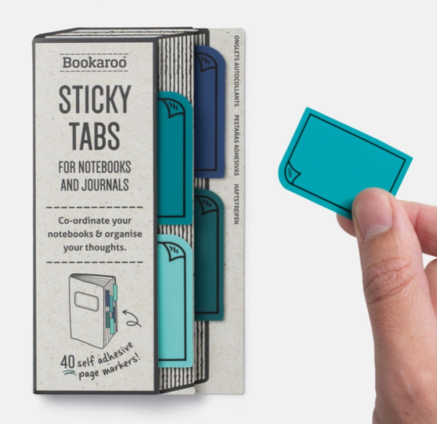 Bookaroo Tabs- Teal